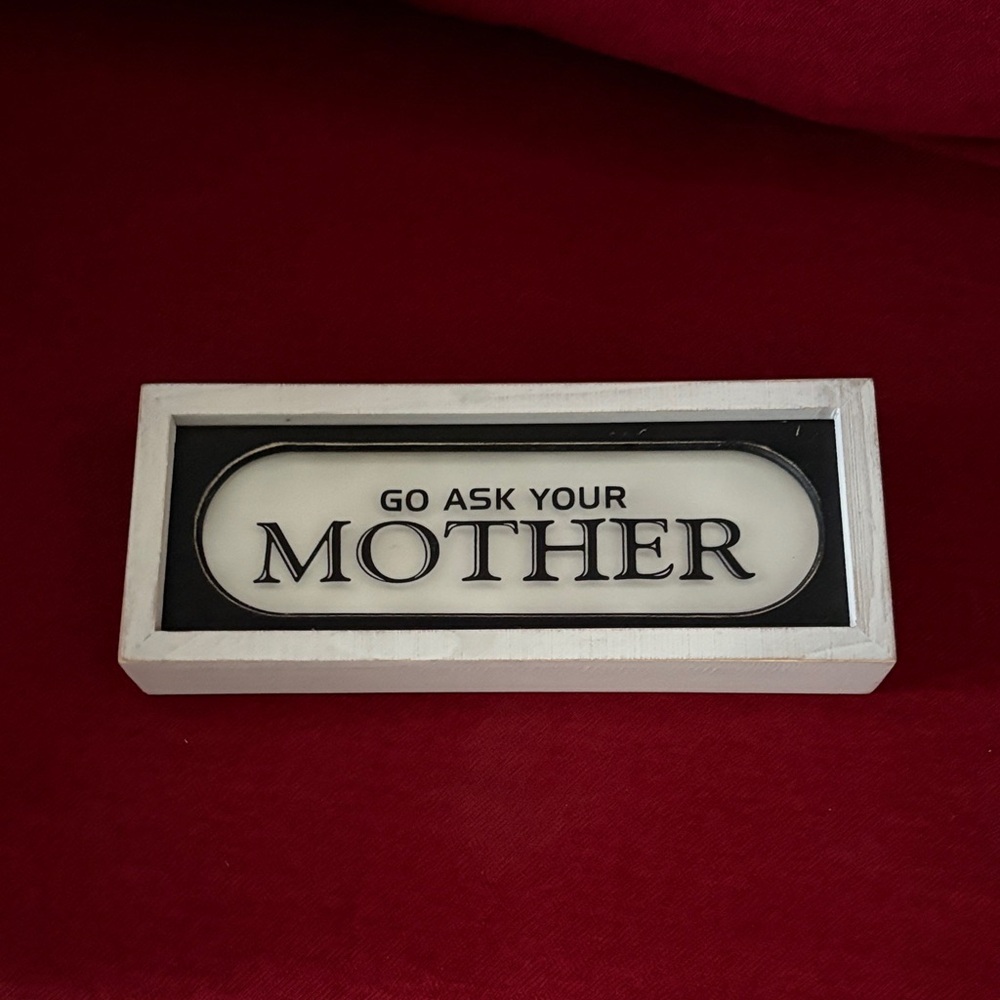 White and Black Decorative Sign Lights up OFFICE HUMOR- FUN